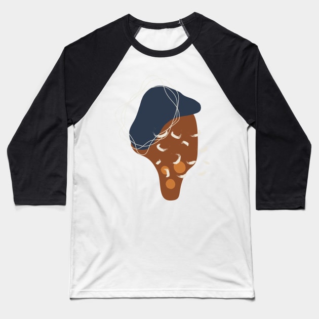 shi sha shapes Baseball T-Shirt by NJORDUR